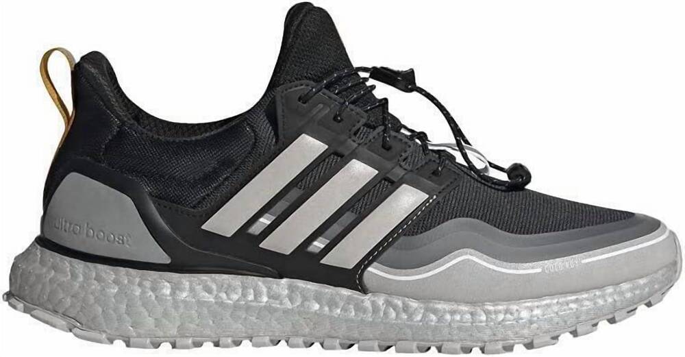 NEW ADIDAS men's ultraboost winter dna shoes in black grey
